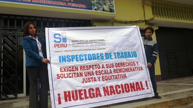  Inspectores de Diretra exigen que sus sueldos sean justos y equitativos