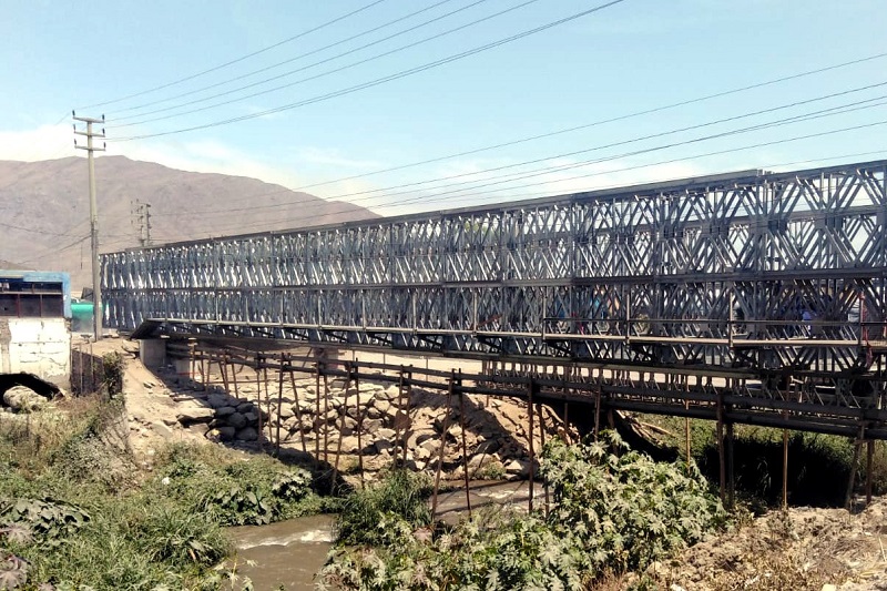 Áncash: instalaron 14 puentes modulares en varias provincias de esta región
