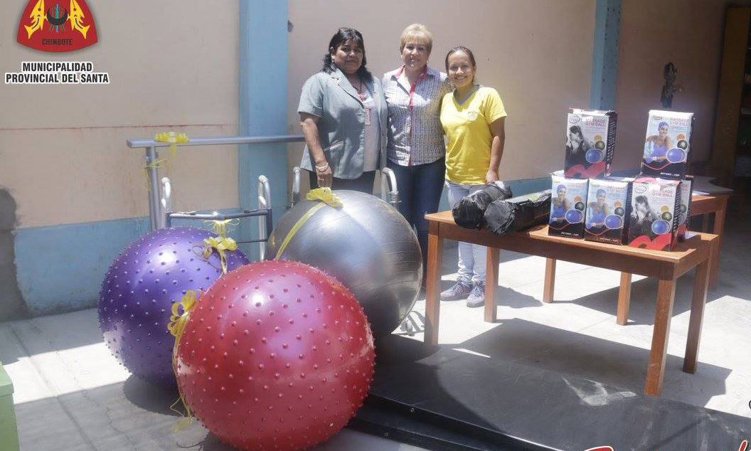 Instrumentos terapéuticos recibió colegio de educación especial de Santa