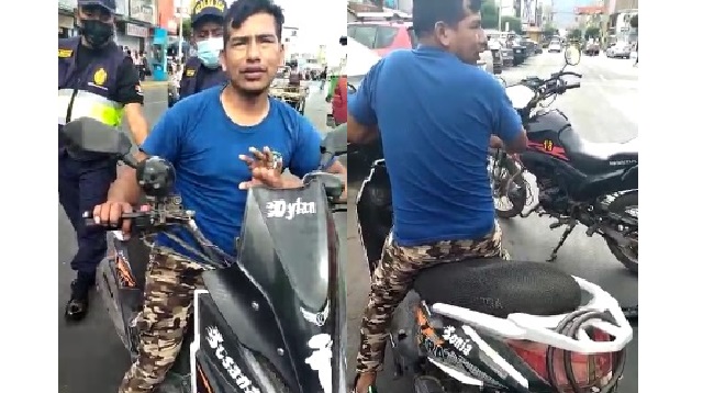 Intervienen a motociclista que conducía en estado de ebriedad por las calles de Chimbote