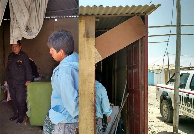 Policía busca a sujeto que golpeó a su madre e intentó desalojarla de su casa en Nuevo Chimbote