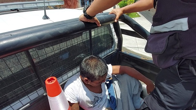 Serenos y policías salvan a sujeto que iba a recibir justicia popular en Nuevo Chimbote