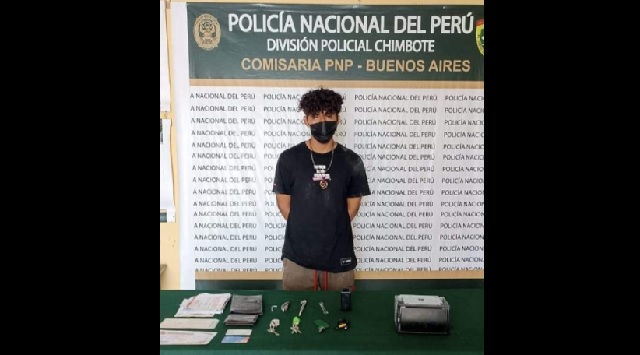 Sujeto fue intervenido con autopartes robadas en Nuevo Chimbote