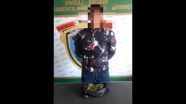 Policía interviene a menor de edad que se venía dedicando a la venta de marihuana en Chimbote