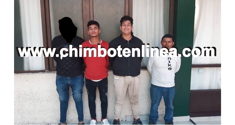 Intervienen a cuatro sujetos acusados de robar bajo la modalidad de pasajeros a bordo en Nuevo Chimbote