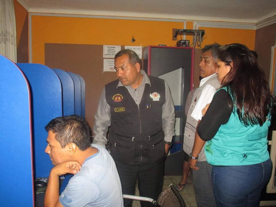  En operativo conjunto intervienen cabinas de internet en Florida Alta