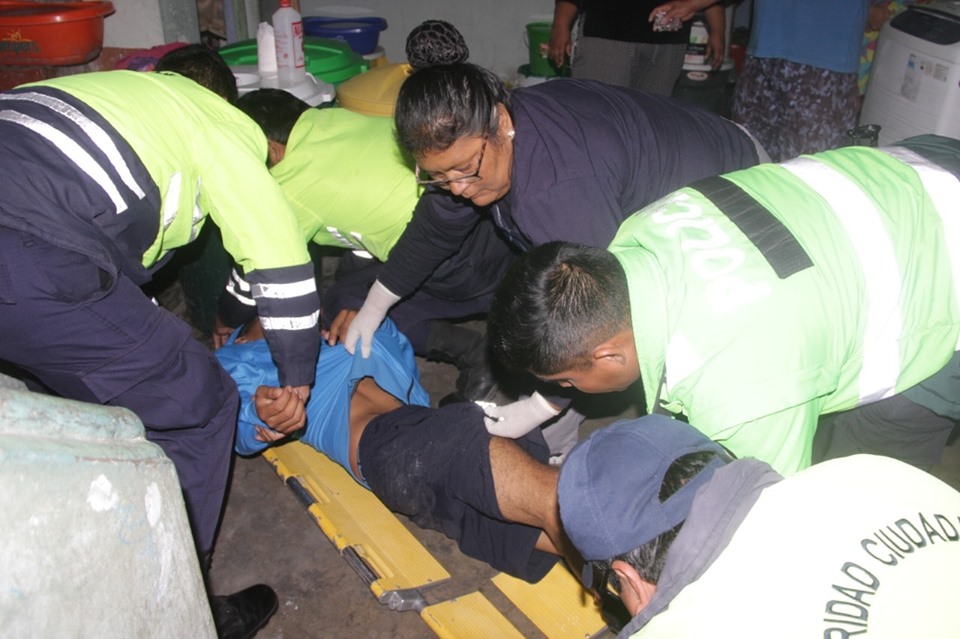 Personal de Serenazgo auxilió a joven intoxicado tras ingerir medicamentos