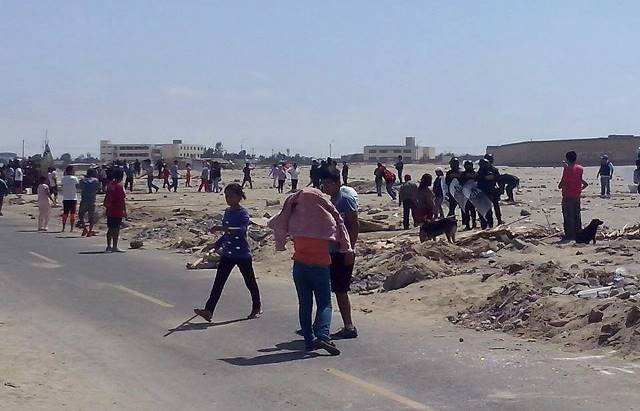 Nuevo Chimbote: intentaron invadir terrenos destinados a la vía expresa