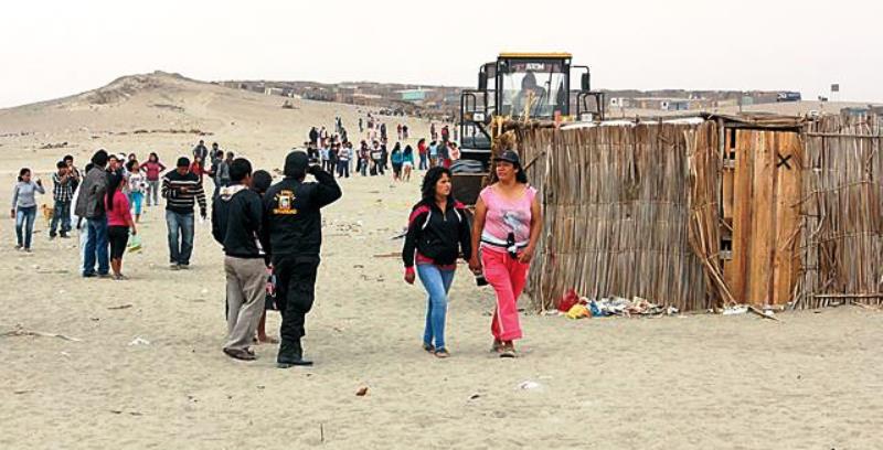 Diez mil invasores se han adueñado de terrenos del Proyecto Chinecas