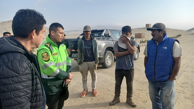 Chinecas frena intento de invasión de más de 200 hectáreas de sus terrenos en Nuevo Chimbote