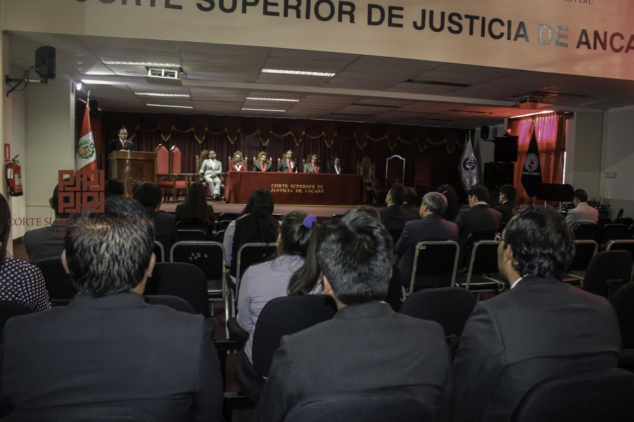 Corte Superior de Áncash recordó el IV aniversario de la entrada en vigencia del NCPP