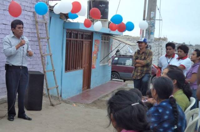 Iván Chávez promete eliminar la inequidad social en Nuevo Chimbote