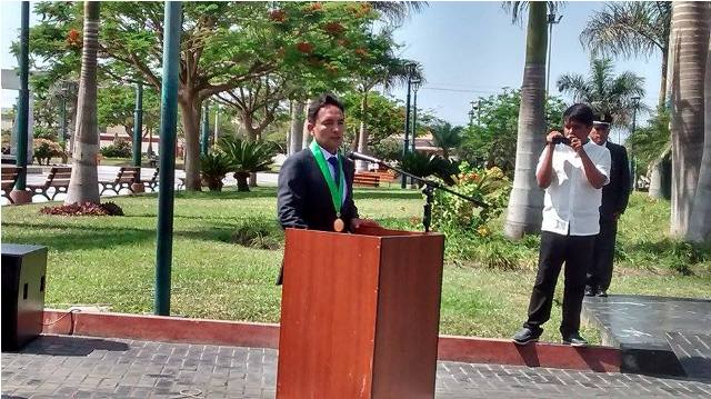 Valentín Fernández presentó a funcionarios ediles en primer izamiento de su gestión