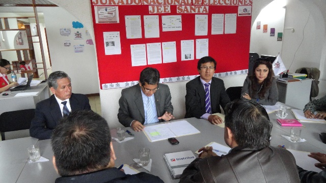 Son 35 solicitudes de inscripción de lista de candidatos presentadas al JEE del Santa