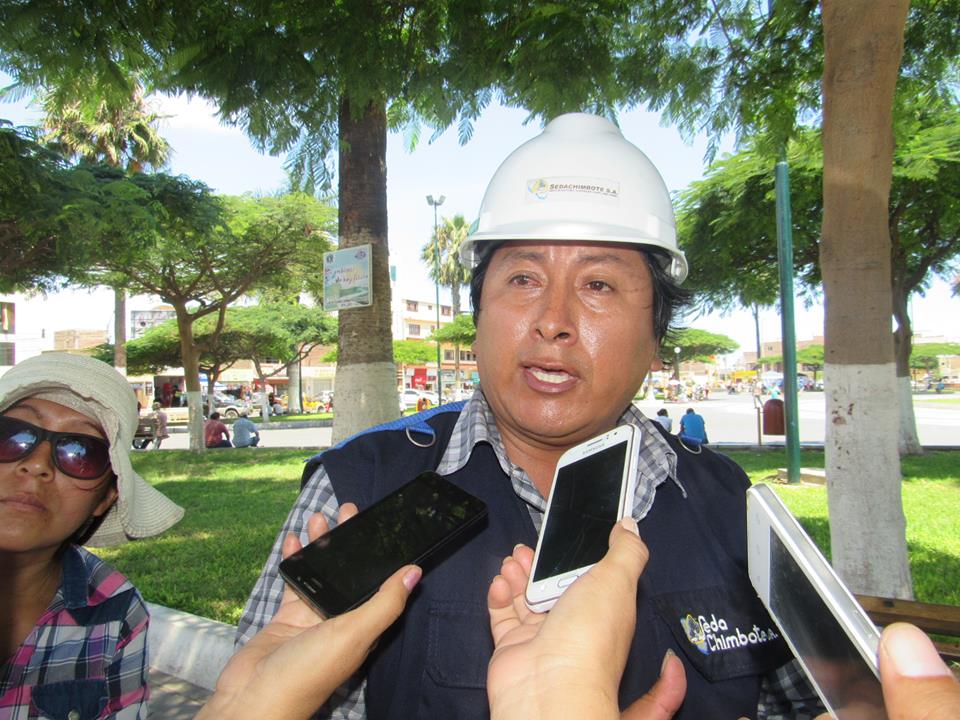 Este domingo recién se restablecerá por completo el servicio de agua potable en Chimbote