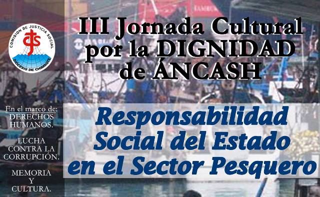 Realizarán Jornada Cultural por la Dignidad de Áncash sobre tema pesquero