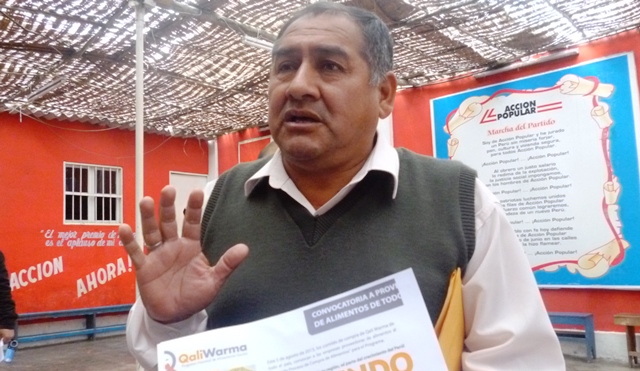 Falta difusión del segundo proceso de compras de “Qali Warma”