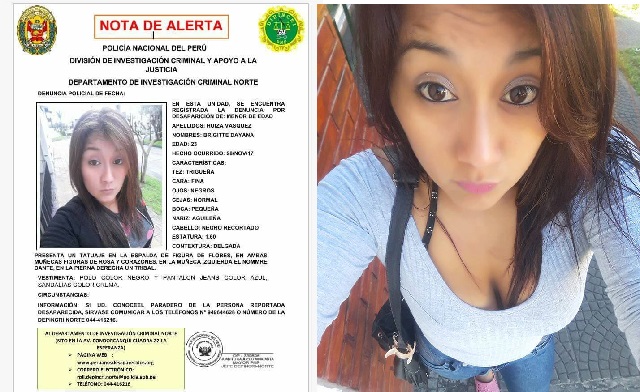 Joven madre chimbotana retornó después de 13 años de Argentina y desapareció en Trujillo