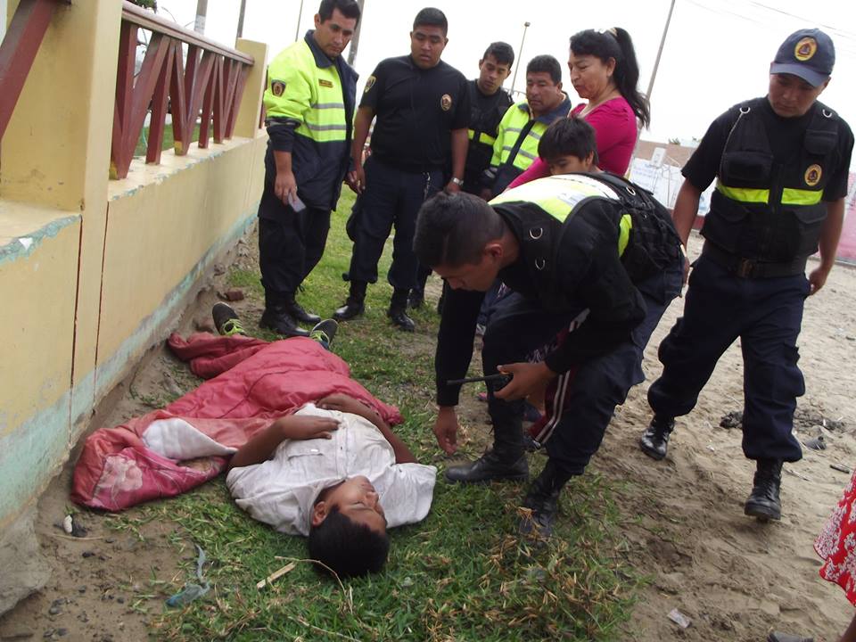 Chimbote: joven "pepeado" es abandonado en pueblo joven Santa Cruz