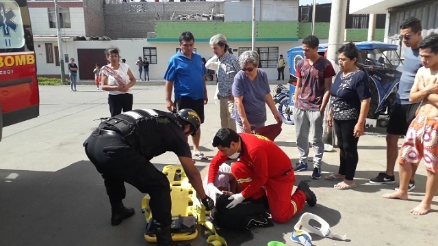 Nuevo Chimbote: joven venezolana intentó acabar con su vida lanzándose del tercer piso de una vivienda