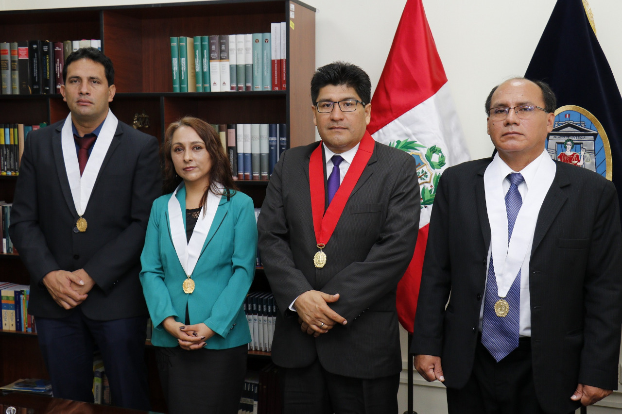 Huarmey: juramentan jueces de Investigación Preparatoria y Juzgado Penal Unipersonal