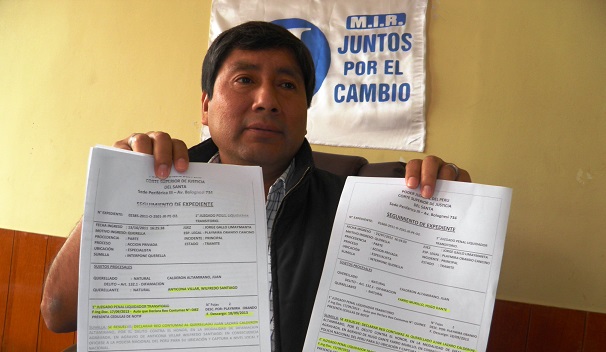 Juan Calderón es declarado reo contumaz y juez pidió orden de captura en su contra