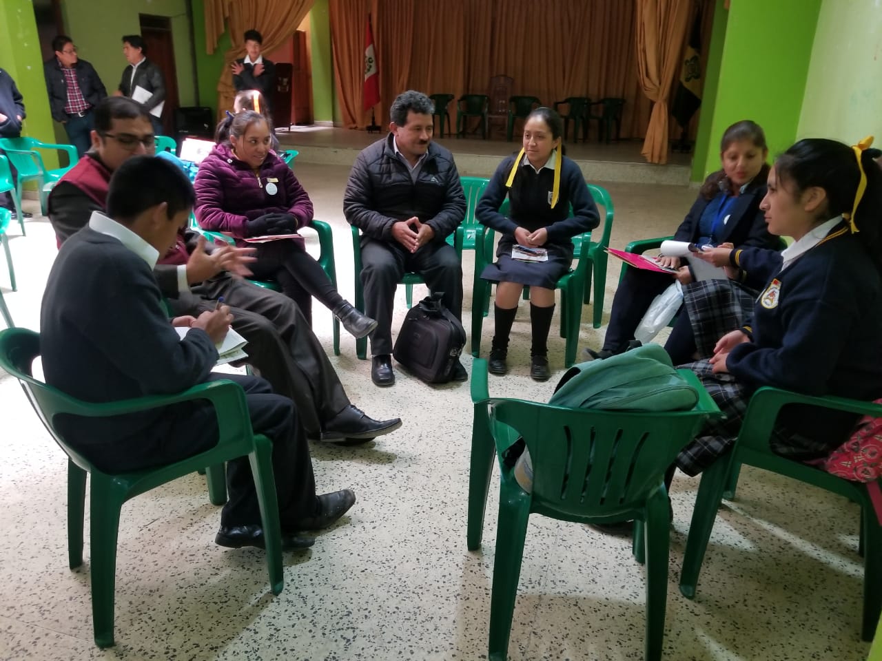 Alumnos de Pallasca que serán juramentados como jueces de paz recibieron charla de inducción