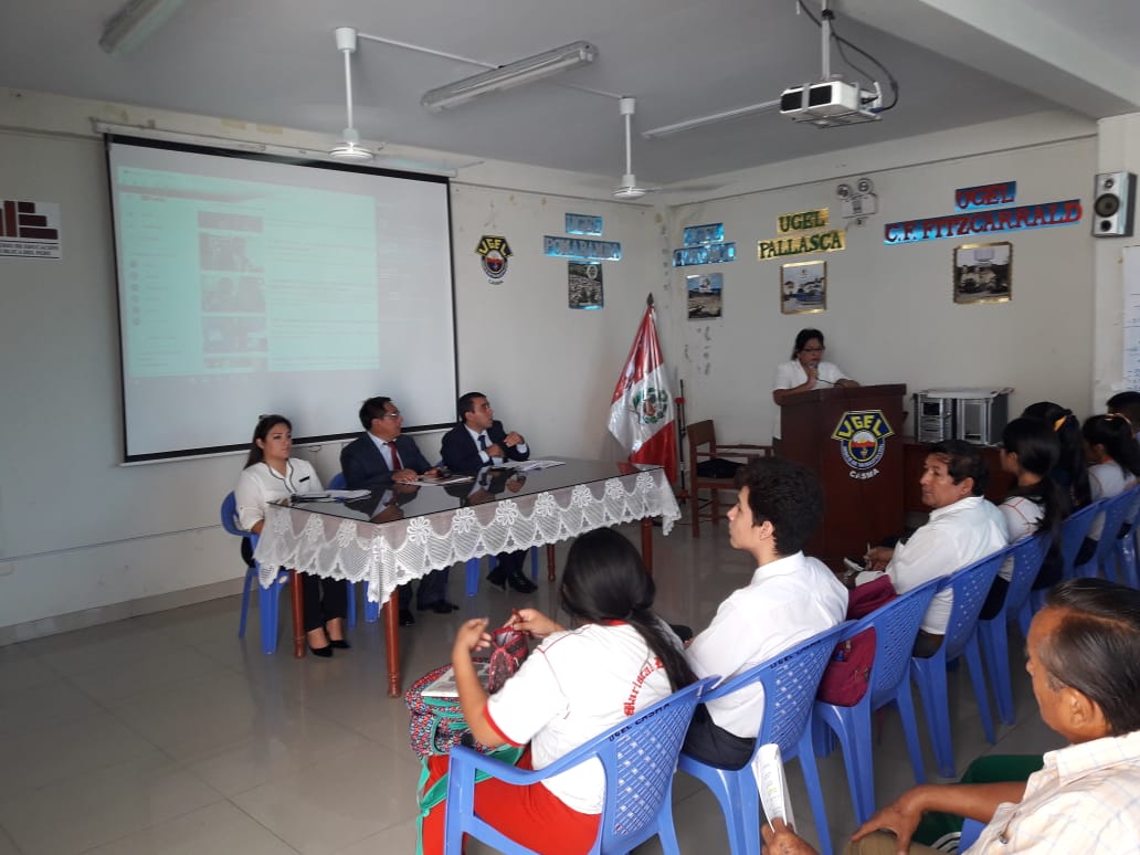 Jueces de paz escolares de Casma recibieron charla de inducción