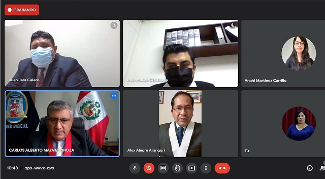 Alex Alegre Arangurí juramentó como juez anticorrupción de la Corte del Santa