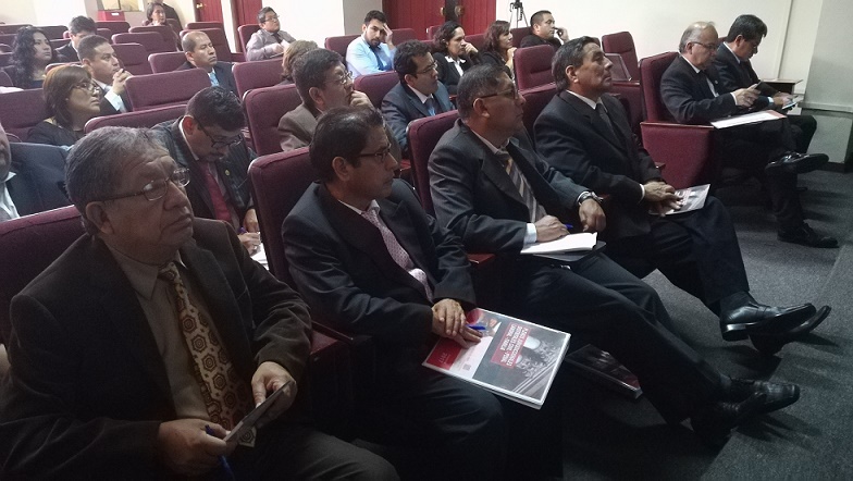 Chimbote: jefe de Odecma Lima expuso en pleno civil de la Corte del Santa