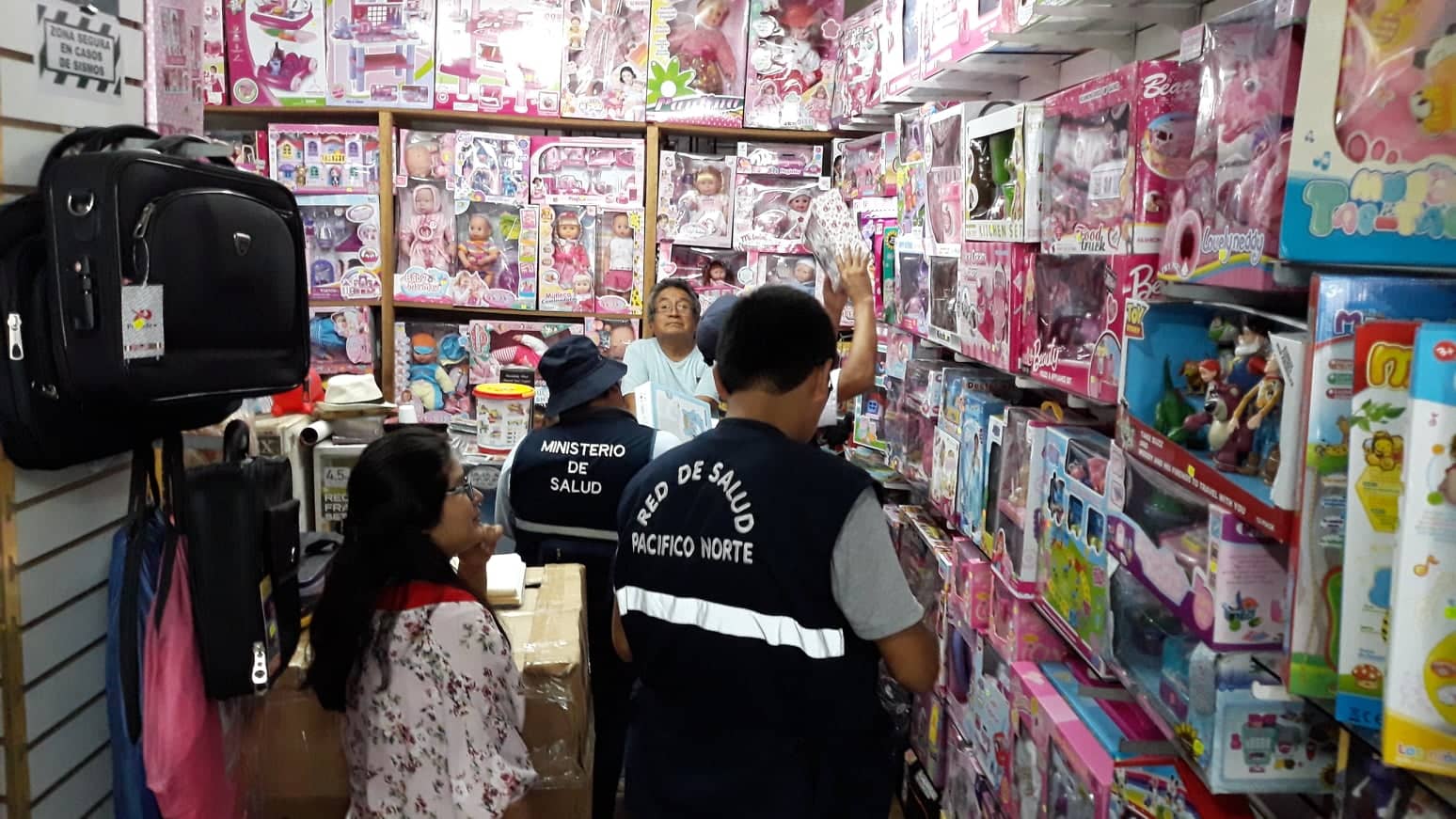 Chimbote: inspeccionan jugueterías para verificar si productos cuentan con autorización sanitaria