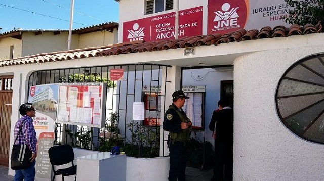 Jurado Electoral Especial de Huaraz declara inadmisible 19 listas al Congreso y cuatro admitidas en Áncash