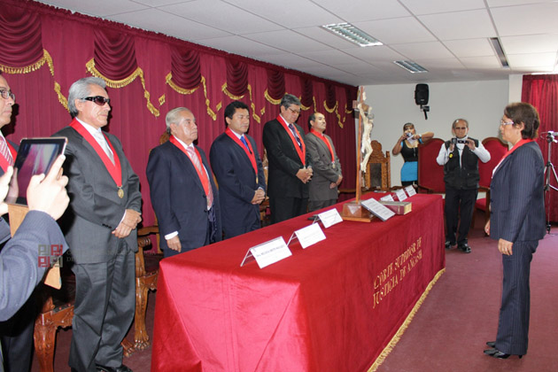 Huaraz: Juramentan presidentes de seis jurados electorales especiales de Áncash