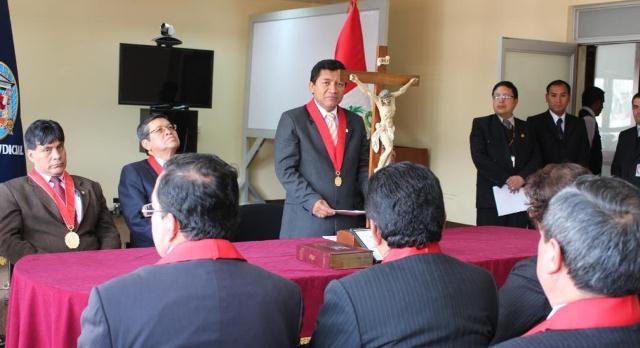 Juramenta Juez Superior Supernumerario de Corte Superior de Justicia de Áncash