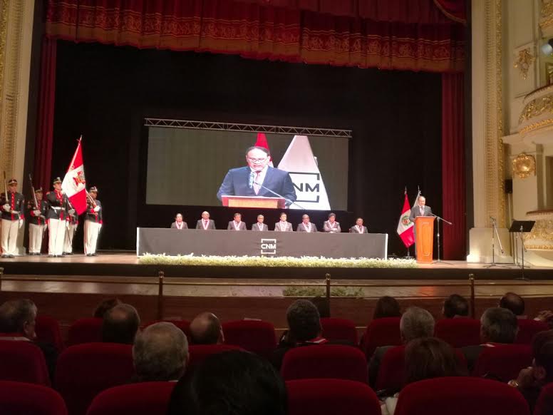 Presidente de Corte del Santa asistió a juramentación de reelecto titular del CNM