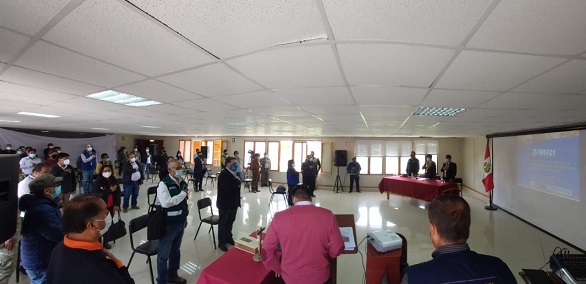 Briceño pidió funcionamiento de centros de hospitalización covid en La Caleta y el Centenario