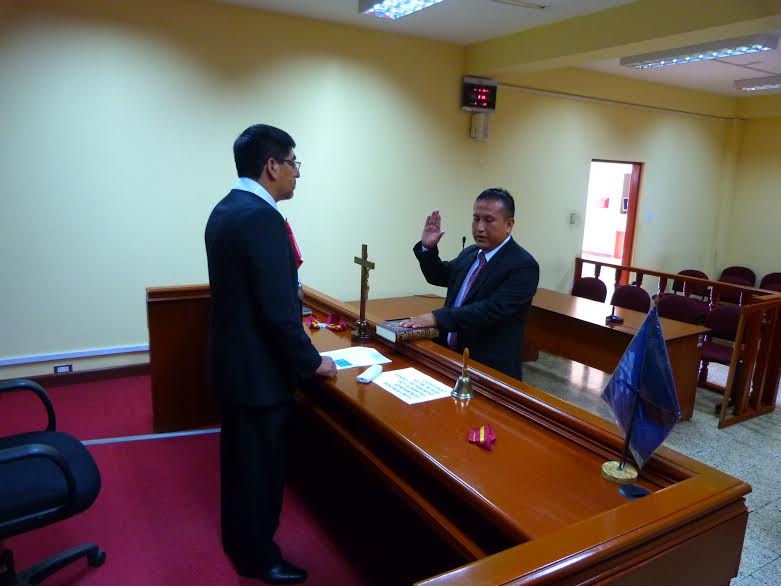 Juramentan a subprefectos de Corongo, Buena Vista y Comandante Noel