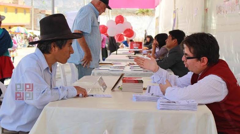 Caraz: especialistas llevaron  programa “Justicia en tu Comunidad” a la población