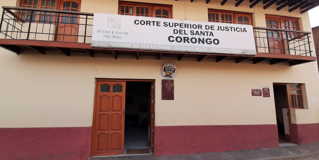 Labores en juzgados de provincia de Corongo se desarrollan con total normalidad