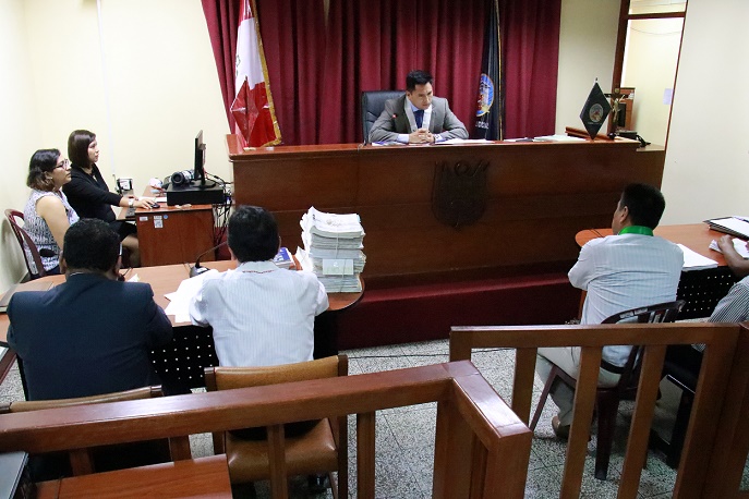 Juzgado Anticorrupción instaló primera audiencia de juicio oral contra exfuncionarios ediles