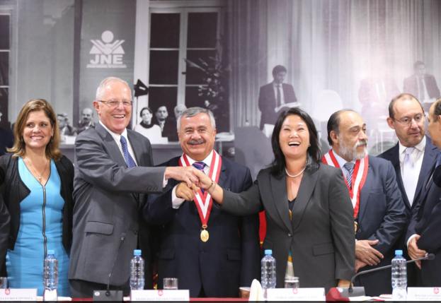 Kuczynski y Fujimori se comprometen a campaña de propuestas para el país 