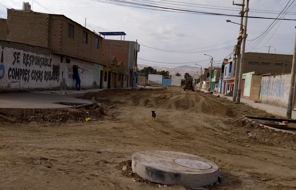 Chimbote: Contraloría evidenció riesgos en obra de mejoramiento de calles en PP.JJ. La Victoria