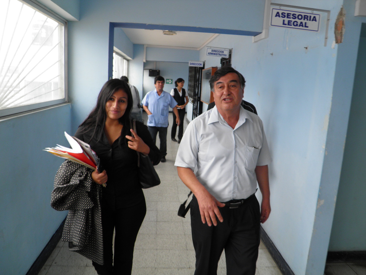 Chimbote: representante del Minsa se reúne con director y verifican instalaciones de "La Caleta"