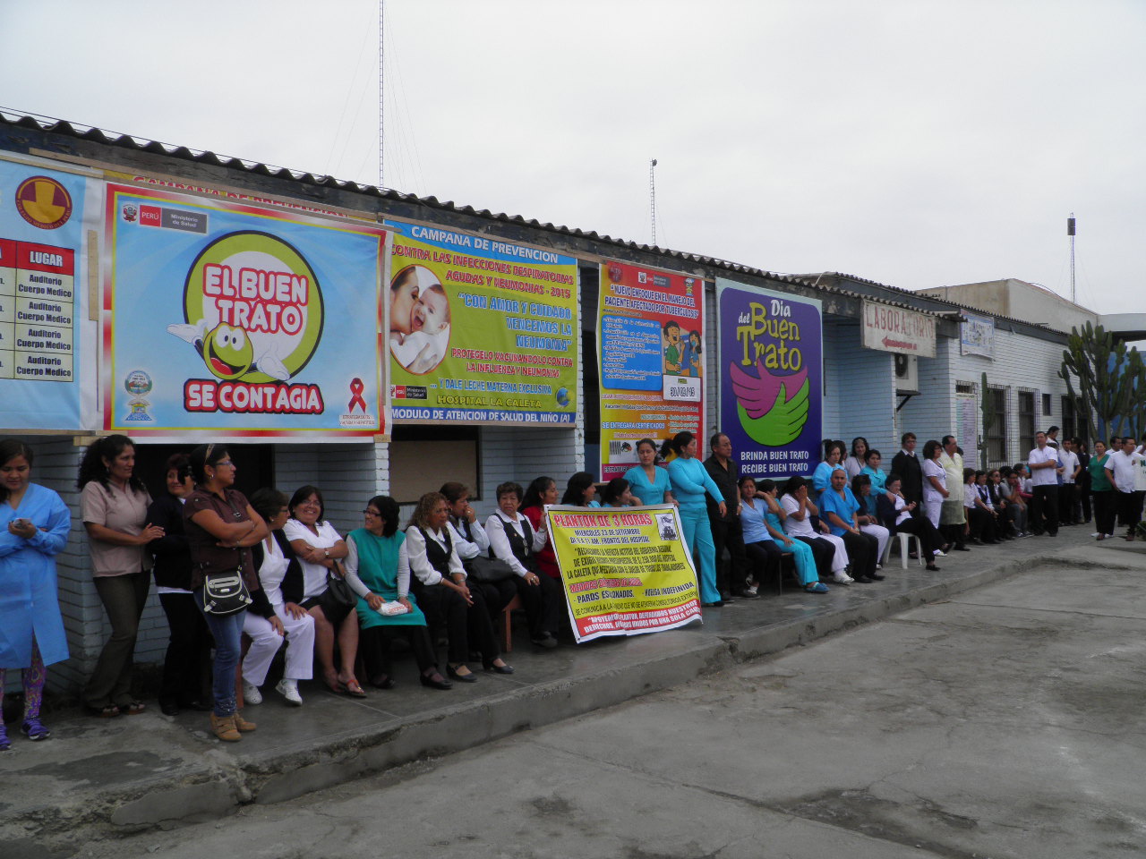 Chimbote: Trabajadores de “La Caleta” rechazan recorte presupuestal de 250 mil soles 