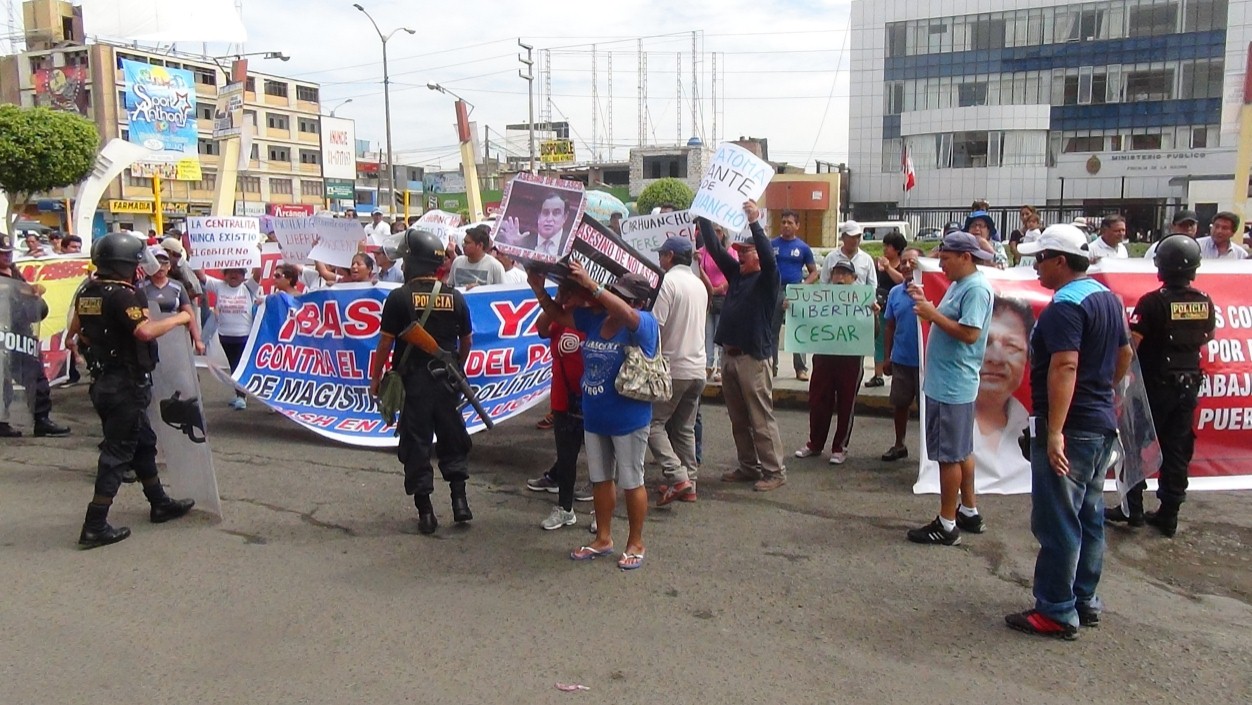 Chimbote: Familiares exigen libertad para procesados por caso La Centralita y Nolasco 