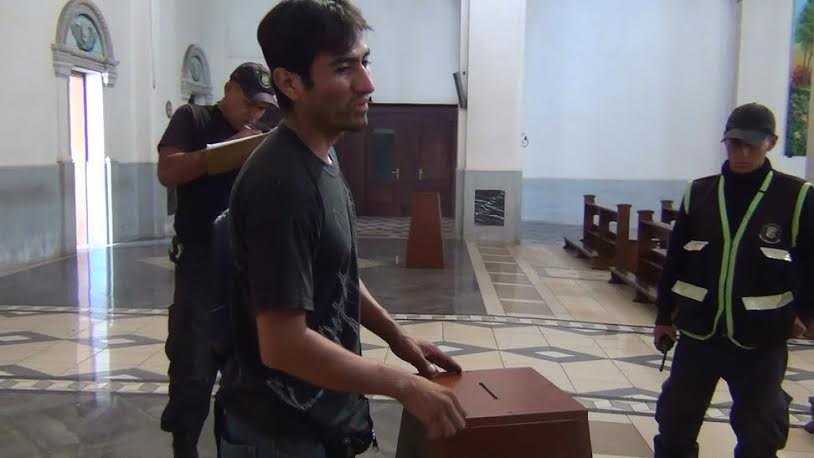 Intervienen a sujeto cuando intentaba robar las ofrendas de la catedral