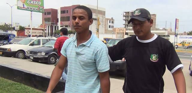 Capturan a presunto ladrón de tiendas en Nuevo Chimbote