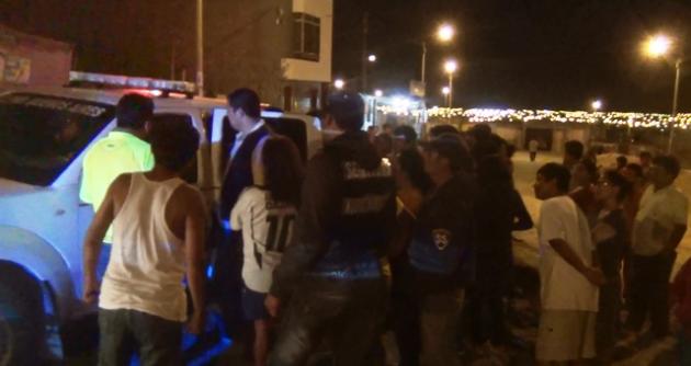 Ladrón atado a un poste recibió tremenda paliza por intentar robar en vivienda de Nuevo Chimbote