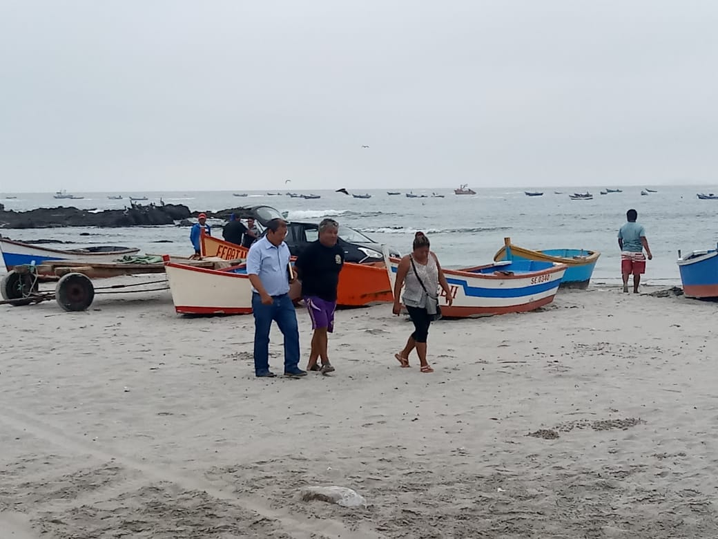 Caleta La Gramita busca apoyo para construir infraestructura pesquera artesanal