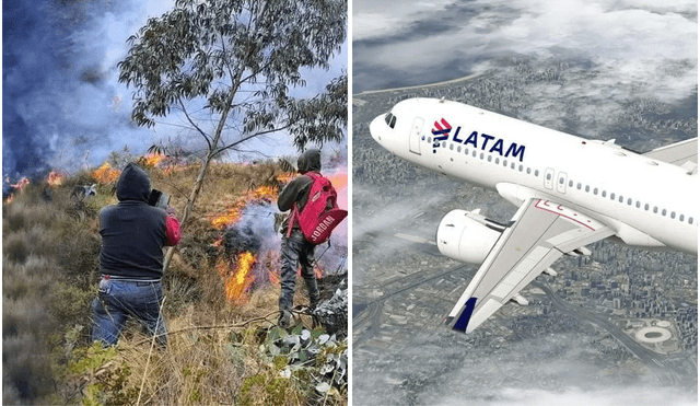 Avión no pudo aterrizar en aeropuerto de Huaraz por humareda de incendios forestales y regresó a Lima